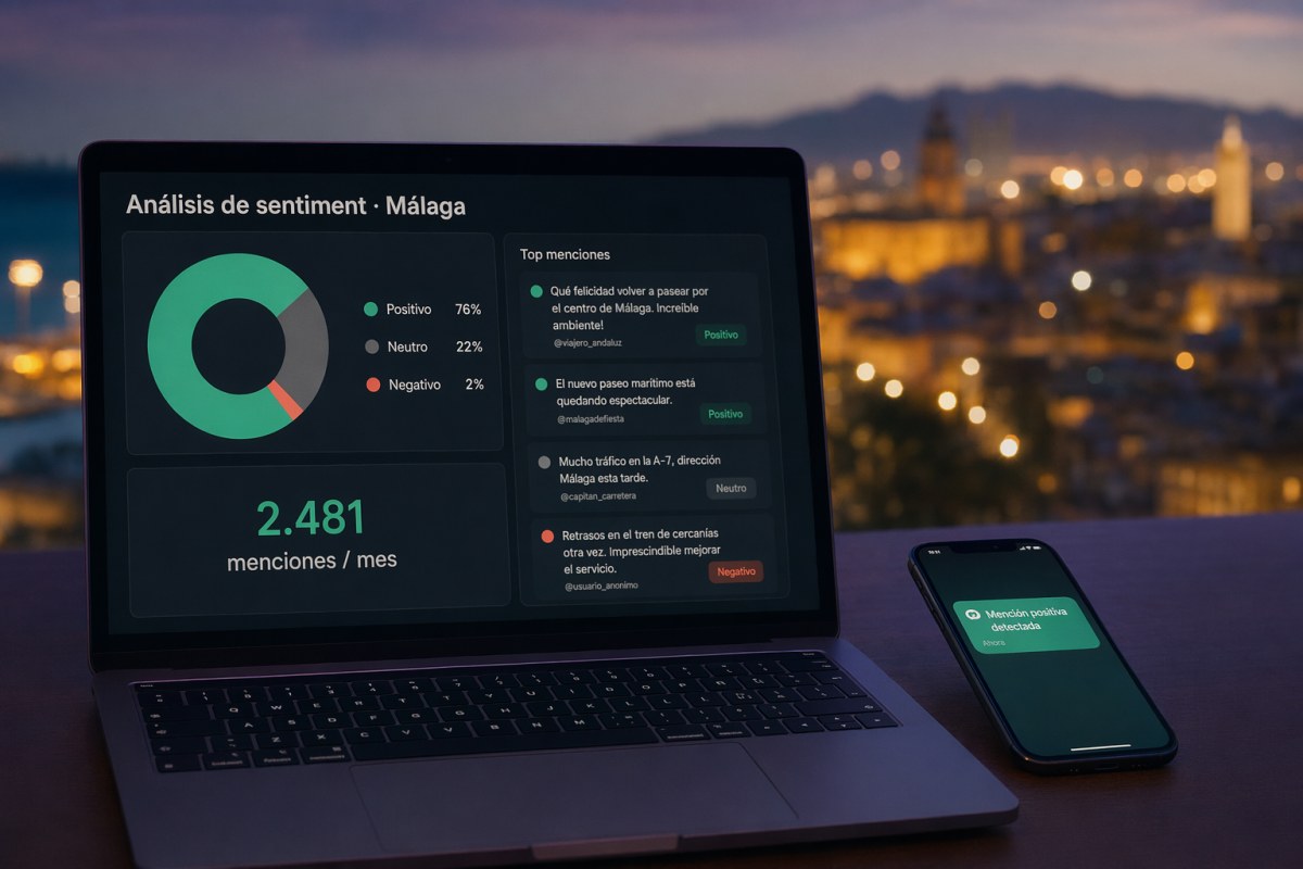 IA para social media en Málaga — Escala tu contenido con IA sin perder la voz de tu marca malagueña